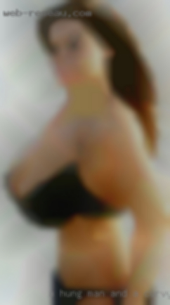 A hung man and a curvy girls bbw.